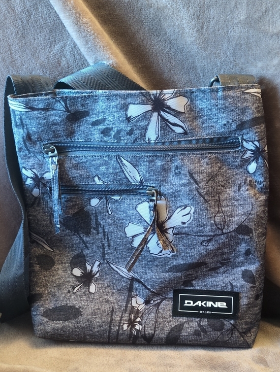 Dakine Handbags - Dakine Grey Floral Crossbody Bag